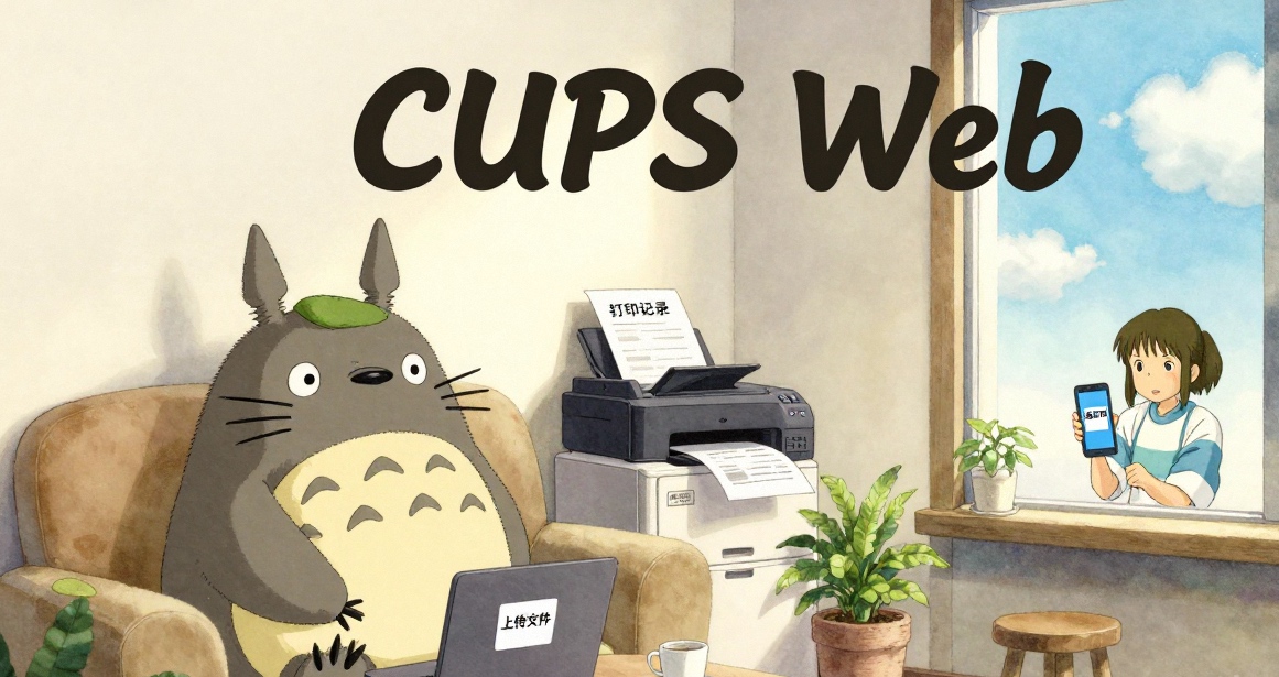 🚀 CUPS Web：我不是肥妞，我只是让家里的打印机上云赚钱的工具！