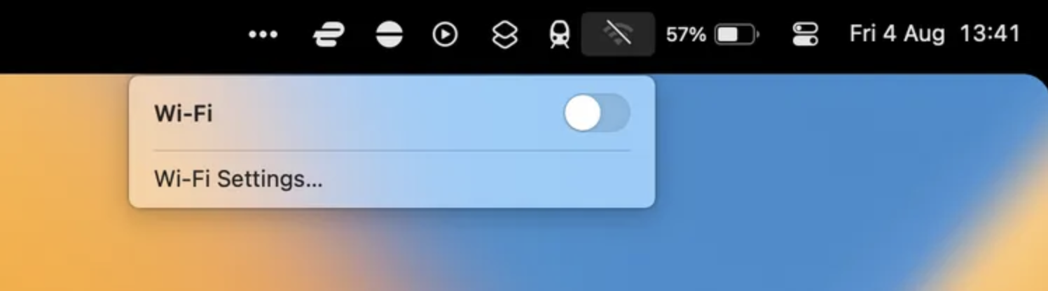 关闭WiFi