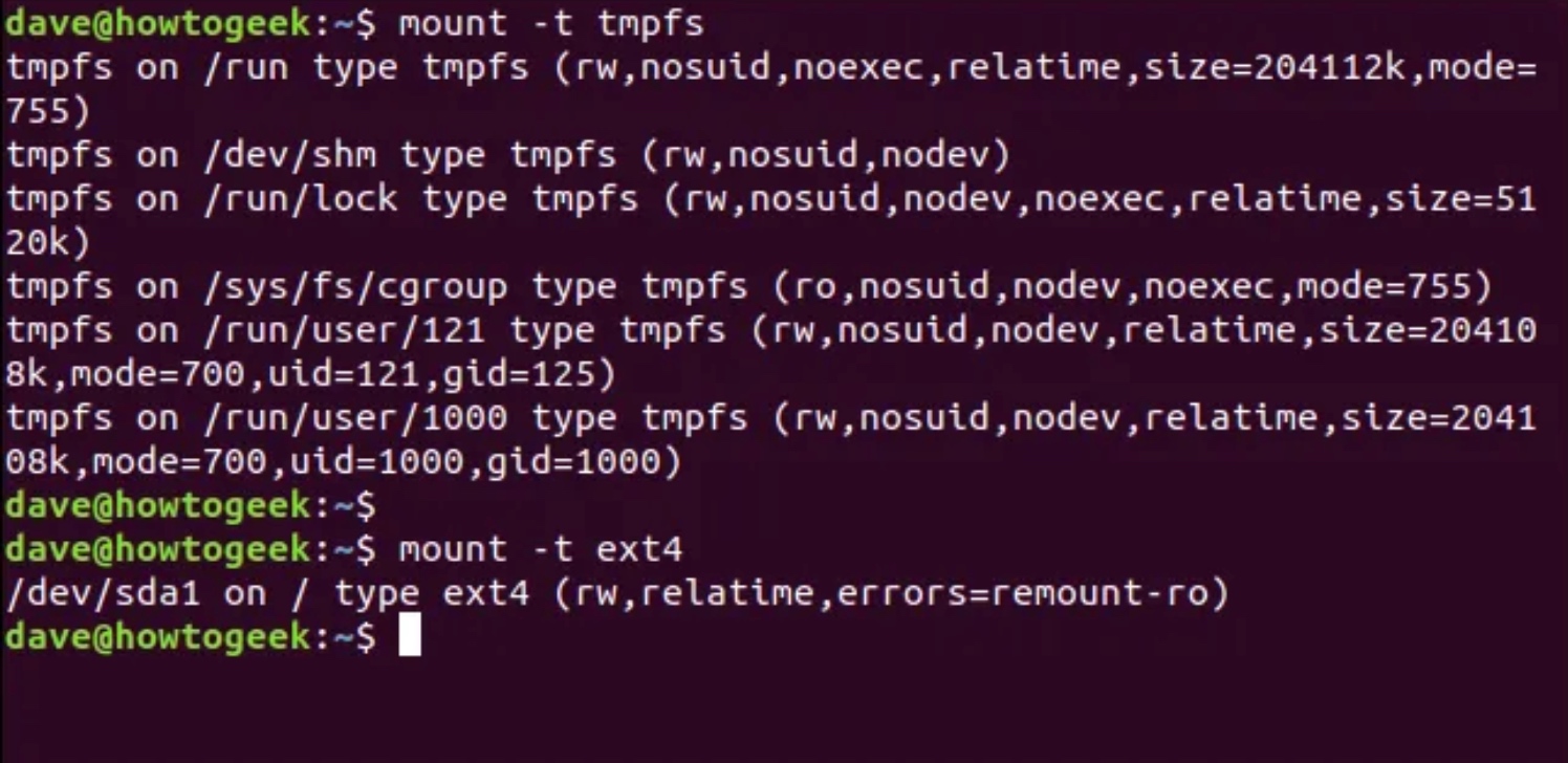 如何从Linux终端安装和卸载存储设备