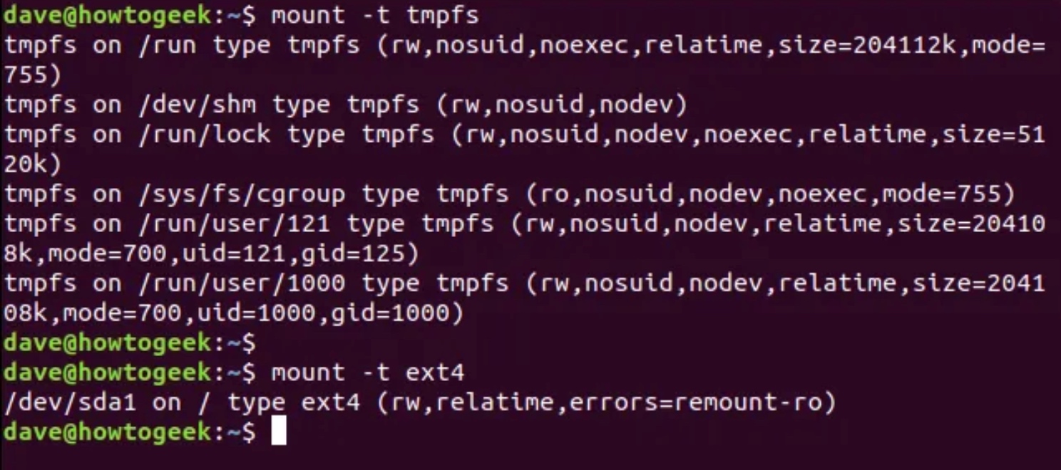 如何从Linux终端安装和卸载存储设备