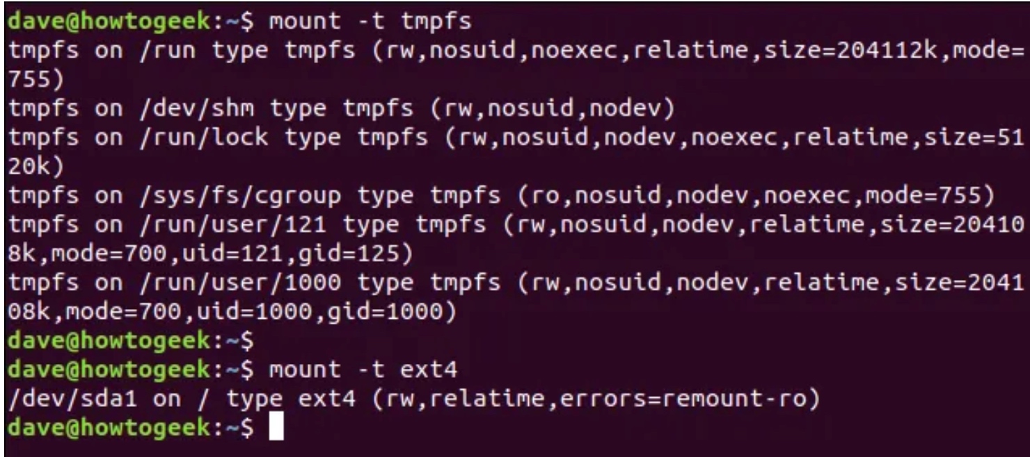 如何从Linux终端安装和卸载存储设备
