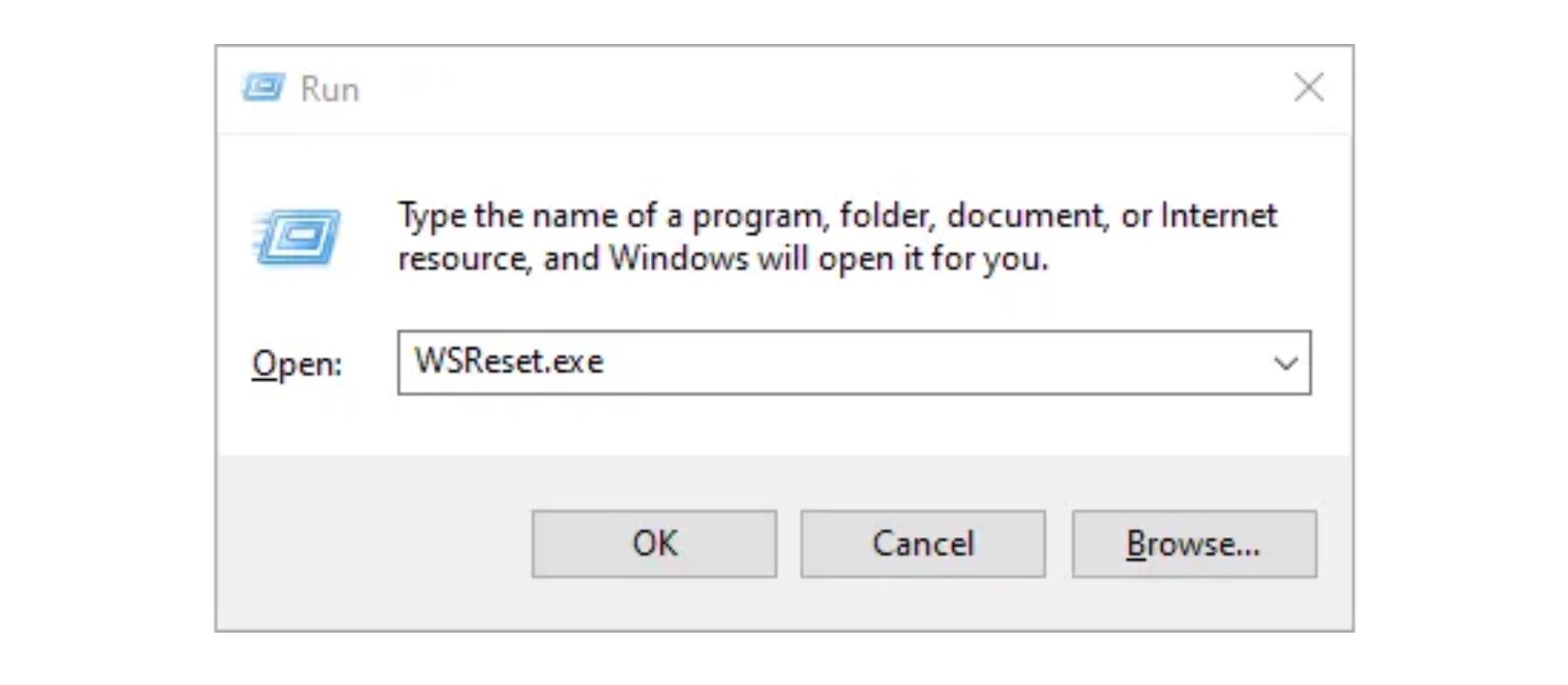 WSReset.exe
