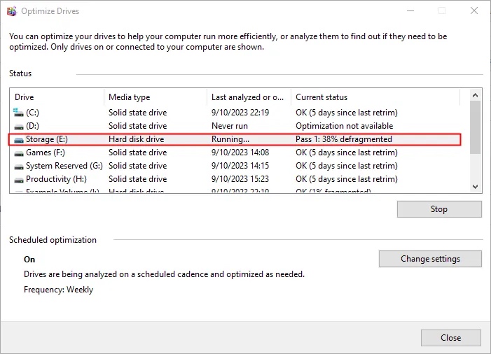 如何在Windows 10上对硬盘进行碎片整理