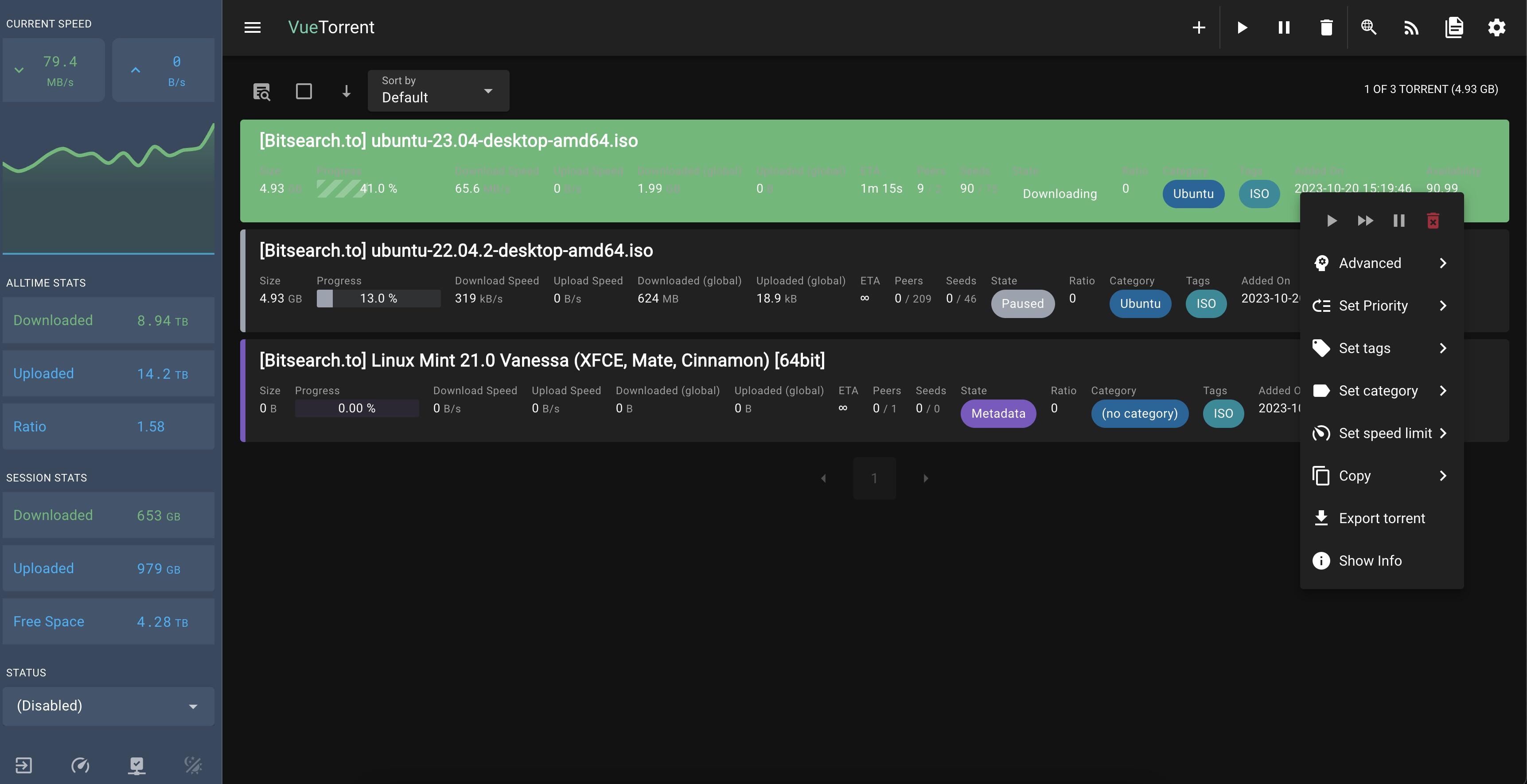 VueTorrent