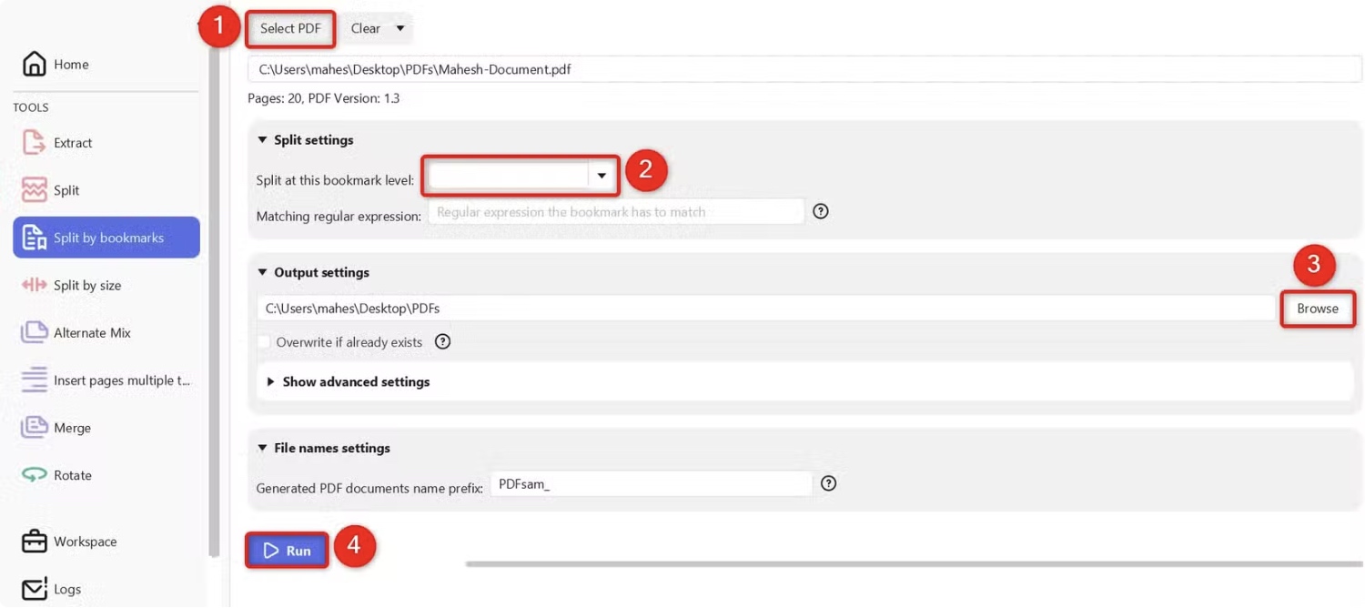 🌻 如何在 Windows 11 上分割 PDF 文件