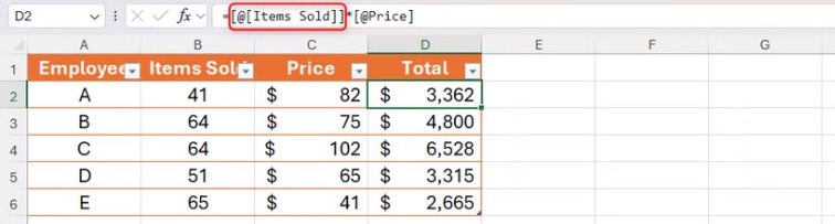 Excel 公式
