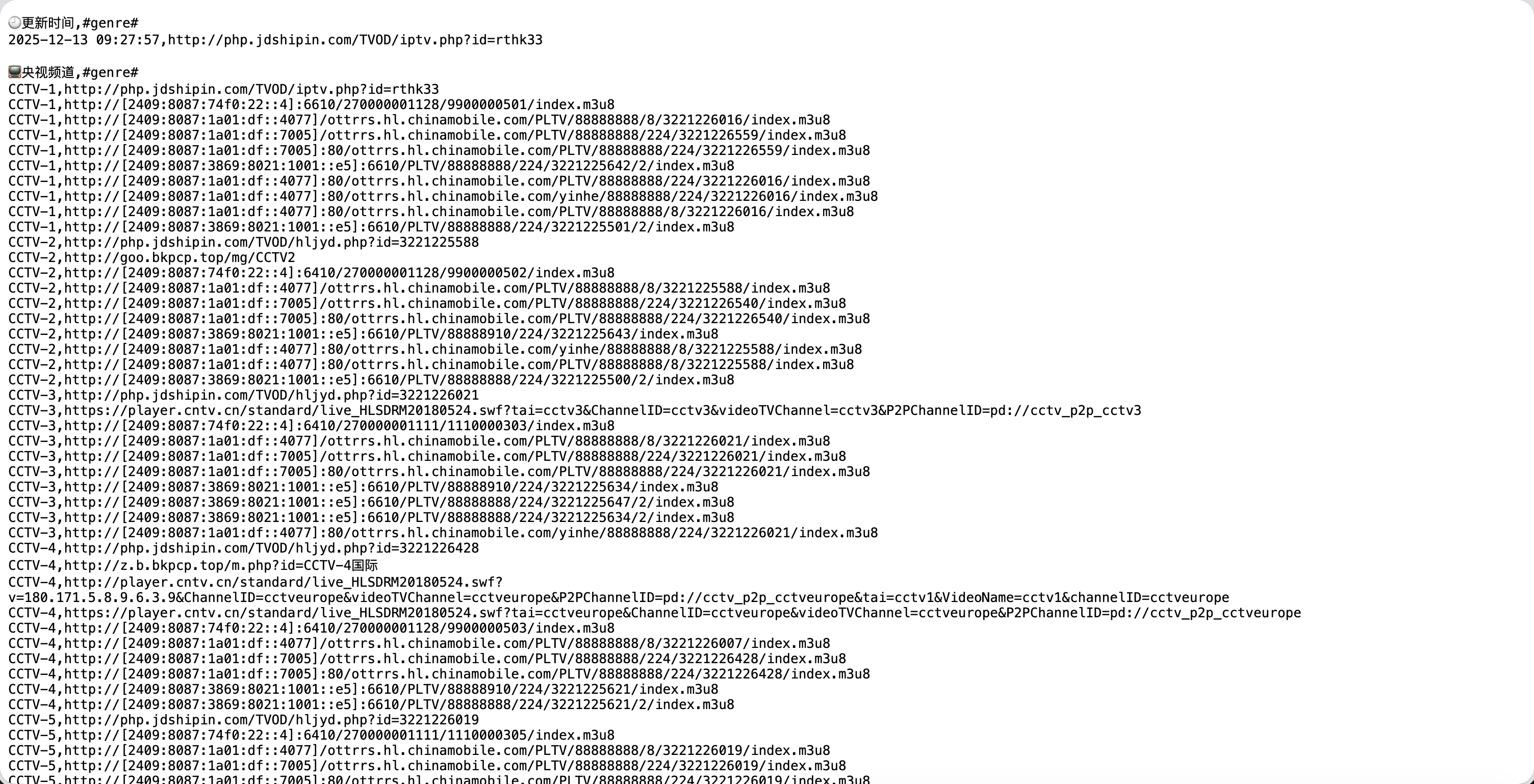 IPTV-API